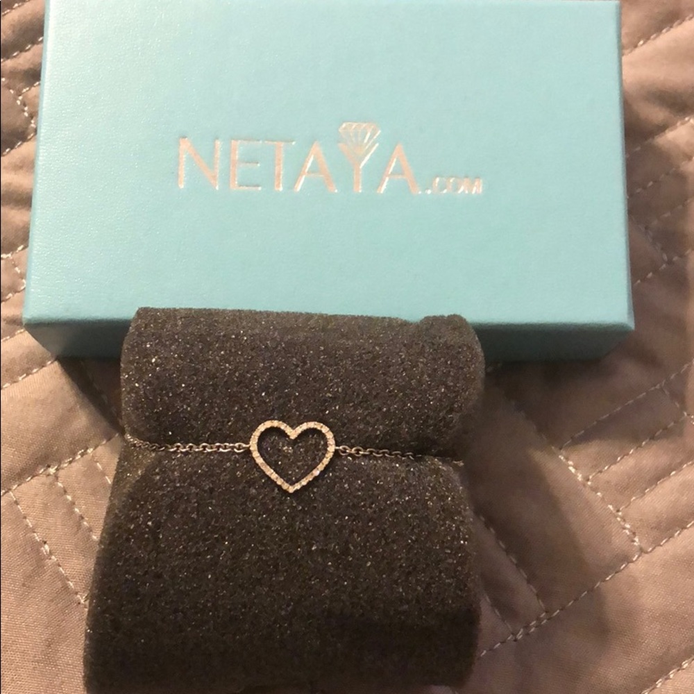 NETAYA Diamond Heart Bracelet